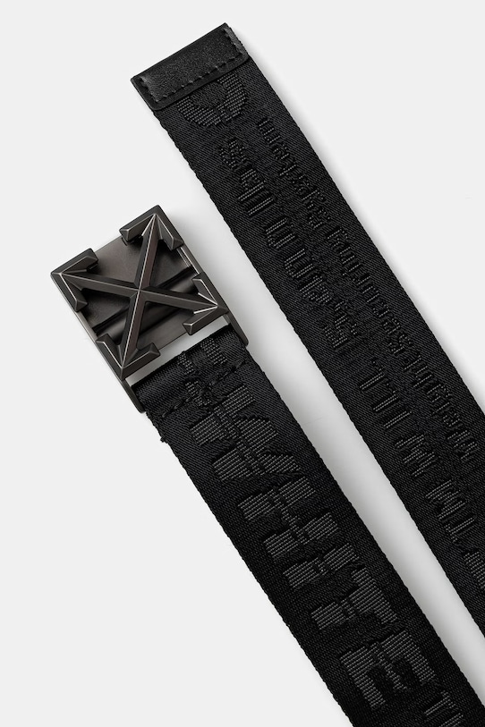 Off-White pasek OMRB14LC99FAB001 czarny SS26