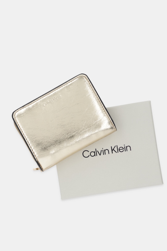 Calvin Klein portfel LV04F1103G złoty