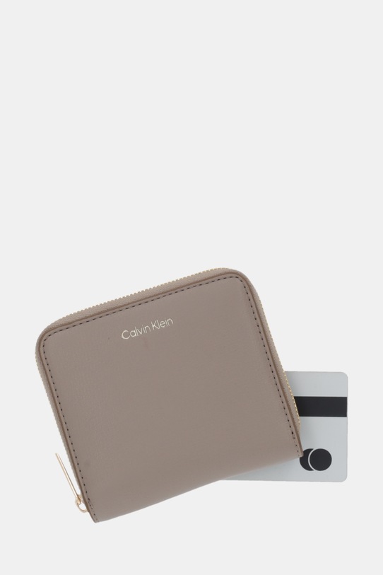 Calvin Klein portfel beżowy LV04F1120G