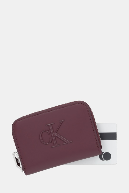 Calvin Klein portfel bordowy LV04F1154G