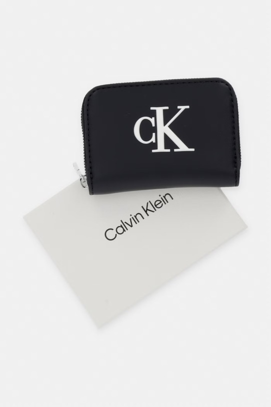 Calvin Klein novčanik za žene od imitacije kože LV04F1154G crna
