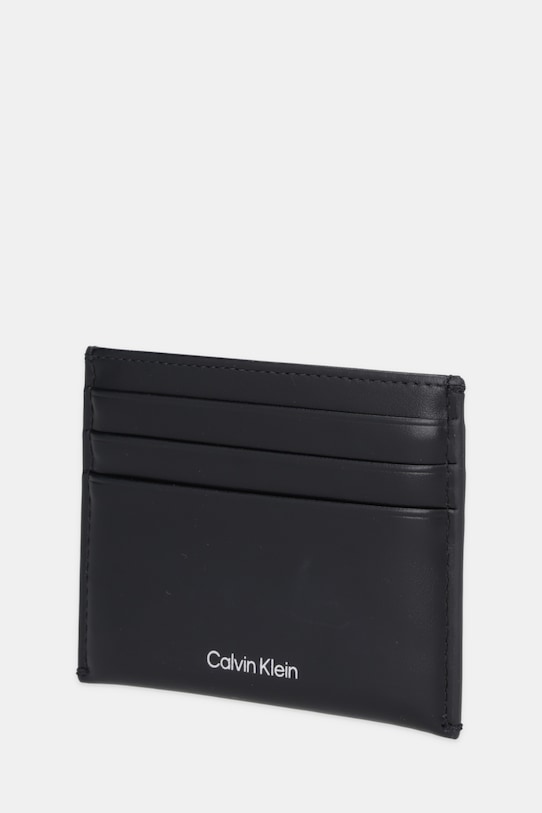 Calvin Klein etui na karty skórzane LV04F3317G czarny SS26