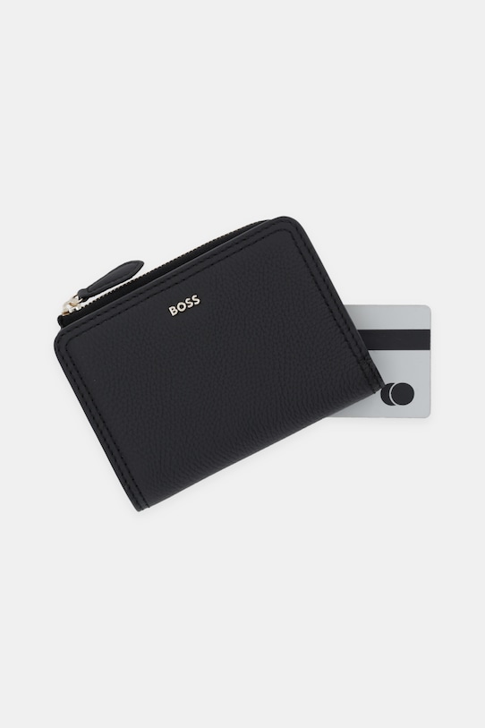 Kožená peněženka BOSS Lenah Small Wallet černá 50558032