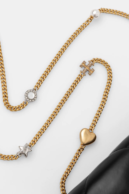Tory Burch torebka skórzana Kira Diamond czarny 162139.001