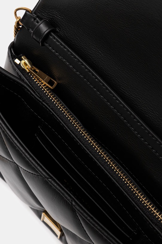 Tory Burch torebka skórzana Kira Diamond 162139.001 czarny