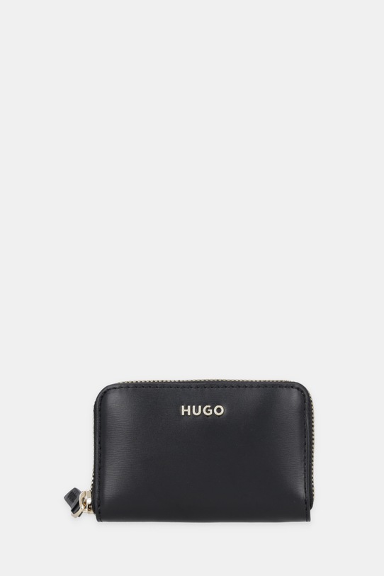 Πορτοφόλι HUGO Syndra_Zip Around sm συνθετικό μαύρο 50557983