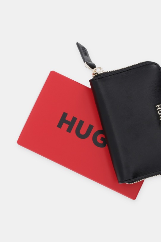 Πορτοφόλι HUGO Syndra_Zip Around sm 50557983 μαύρο