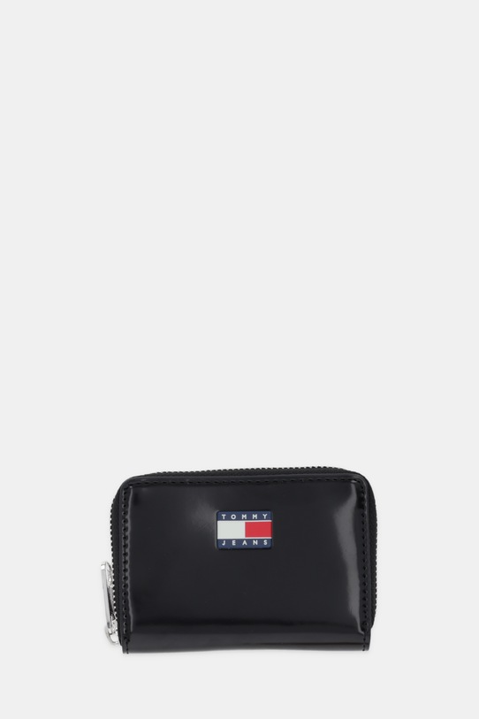 Tommy Jeans portfel drobny wzór czarny AW0AW18089