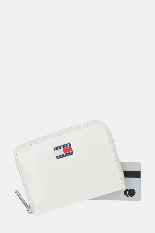 Novčanik Tommy Jeans bijela AW0AW18090