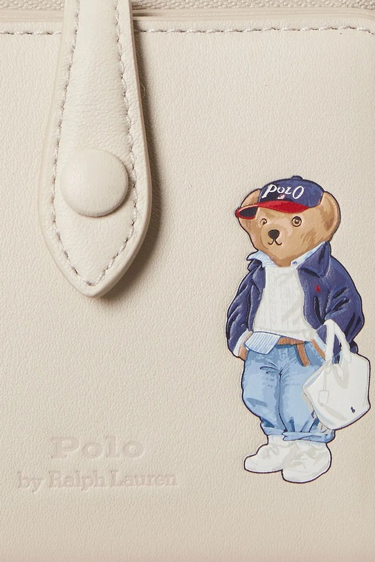 Polo Ralph Lauren portfel skórzany 427P05787 beżowy