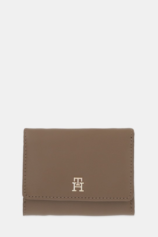 Πορτοφόλι Tommy Hilfiger απομίμηση λείου δέρματος μπεζ AW0AW18129