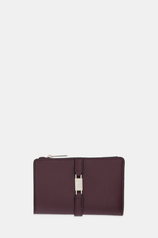 Tommy Hilfiger portfel imitacja skóry licowej bordowy AW0AW18134