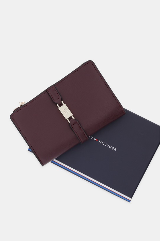 Tommy Hilfiger portfel AW0AW18134 bordowy
