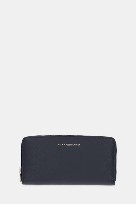 Tommy Hilfiger portfel imitacja skóry licowej granatowy AW0AW18125