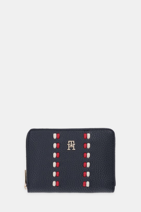 Tommy Hilfiger portfel drobny wzór granatowy AW0AW18132