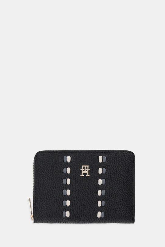 Πορτοφόλι Tommy Hilfiger απομίμηση λείου δέρματος μαύρο AW0AW18132