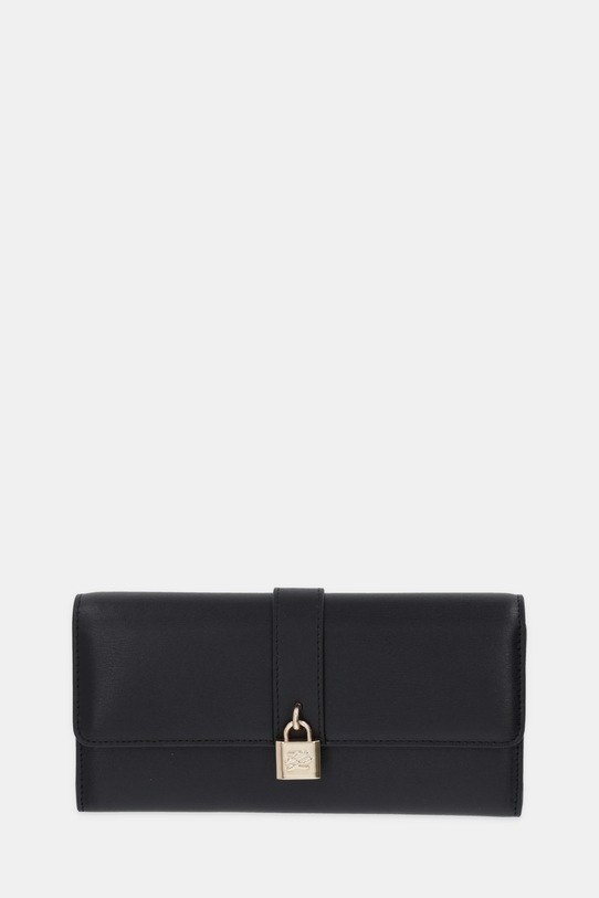 Karl Lagerfeld portfel skórzany K/AUTOGRAPH skóra licowa czarny B1W32026