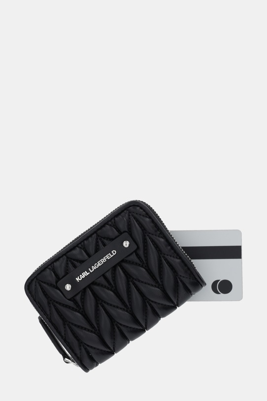 Karl Lagerfeld portfel K/WEAVE czarny B1W32030