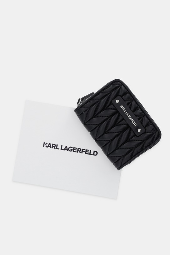 Karl Lagerfeld portfel K/WEAVE B1W32030 czarny