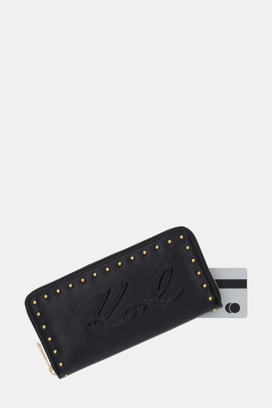 Karl Lagerfeld portfel K/VILLE czarny B1W32074