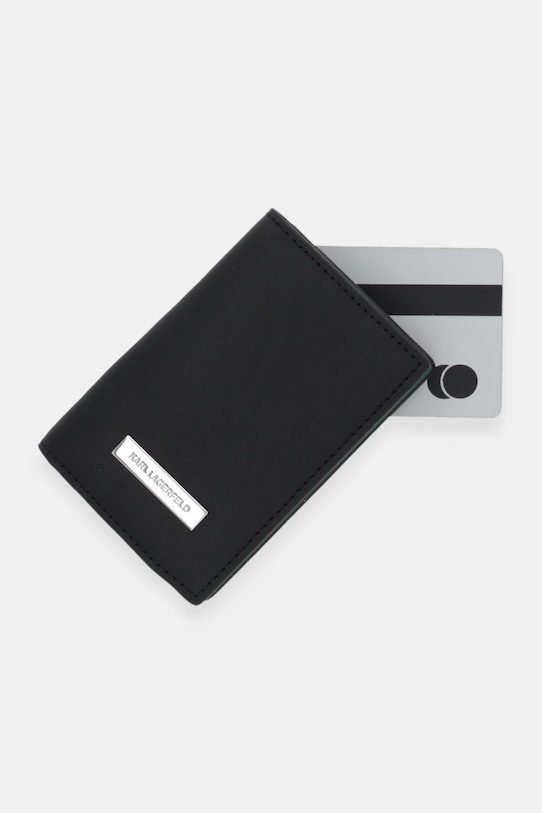 Karl Lagerfeld etui na karty IKON czarny B1W32006