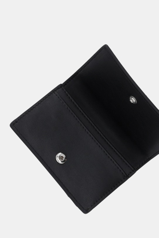 Akcesoria Karl Lagerfeld portfel skórzany K/CIRCLE B1W32028 brązowy