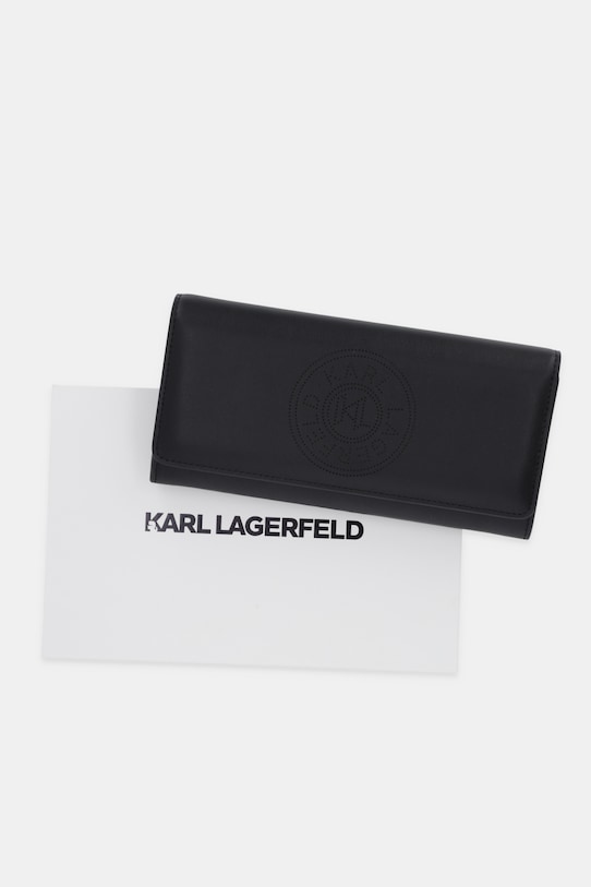 Karl Lagerfeld portfel K/CIRCLE B1W32029 czarny