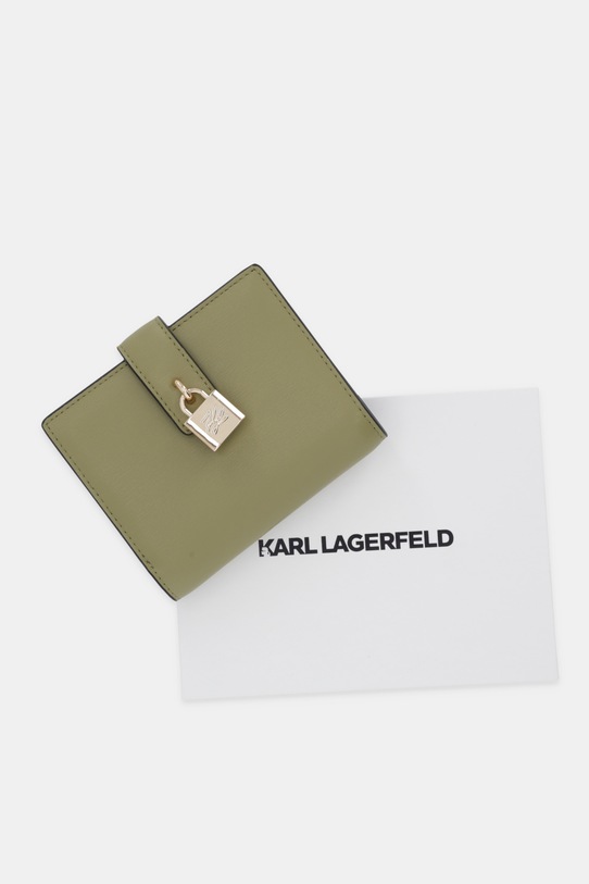 Karl Lagerfeld portfel K/AUTOGRAPH B1W32047 zielony