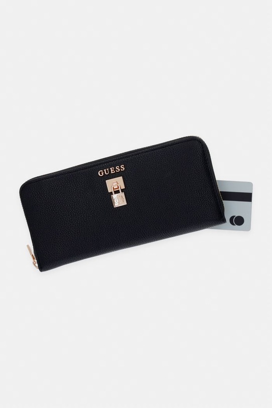 Guess portfel YESBA czarny SWBG78.33146