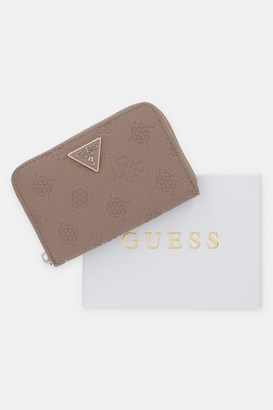 Guess portfel CRESIDIA SWPD98.88140 beżowy