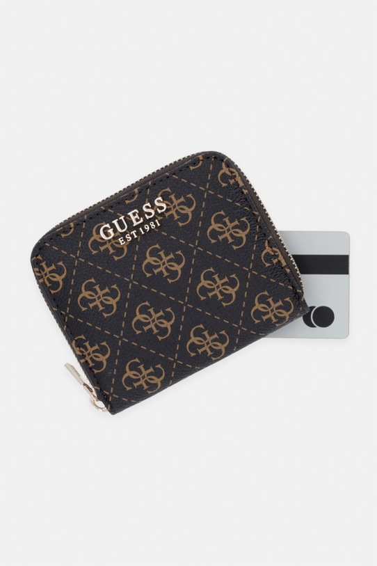 Guess portfel LAUREL brązowy SWQL74.59137