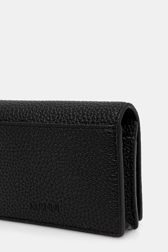 GANNI portfel A7304 A7304 czarny SS26