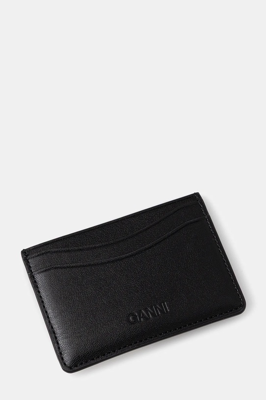 GANNI etui na karty B3010118 B3010118 czarny SS26