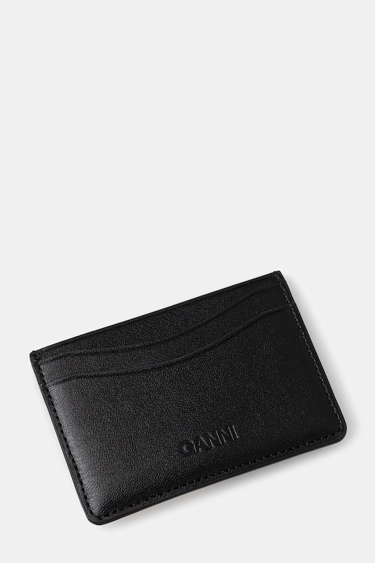 GANNI etui na karty B3010118 B3010118 czarny SS26