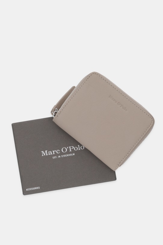 Marc O'Polo portfel skórzany 5000009091 beżowy