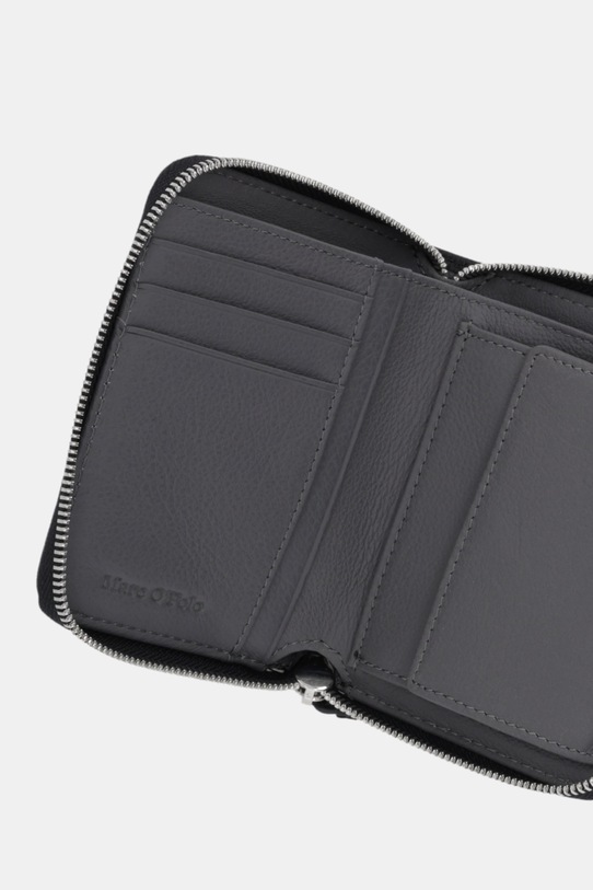 Akcesoria Marc O'Polo portfel skórzany 5000009091 czarny