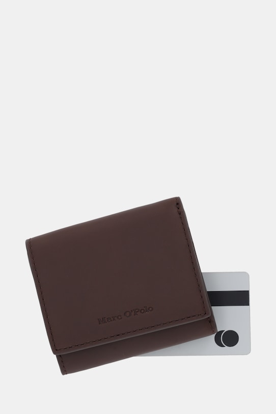 Marc O'Polo portfel skórzany brązowy 5000009103