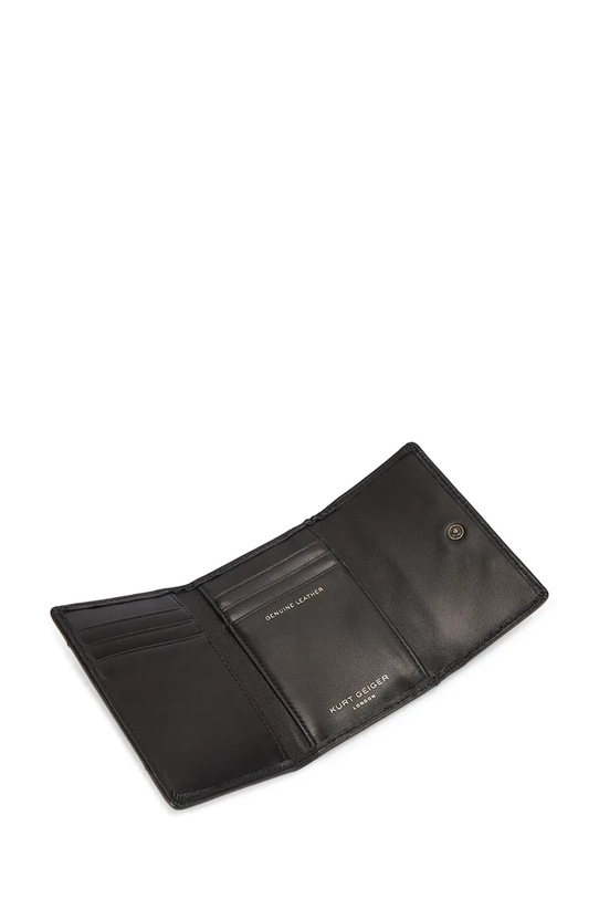 Kurt Geiger London etui na karty skórzane czarny 5376100109