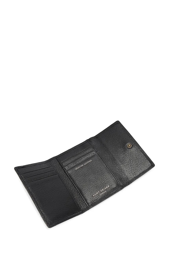 Kurt Geiger London etui na karty skórzane Pimlico czarny 5375900109