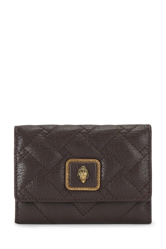 Kurt Geiger London etui na karty skórzane Pimlico aplikacja brązowy 5375931109