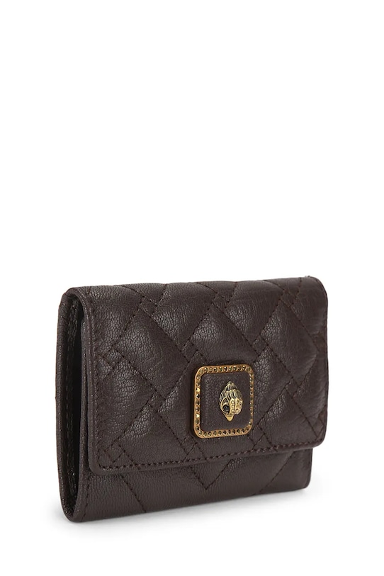 Kurt Geiger London etui na karty skórzane Pimlico 5375931109 brązowy SS26