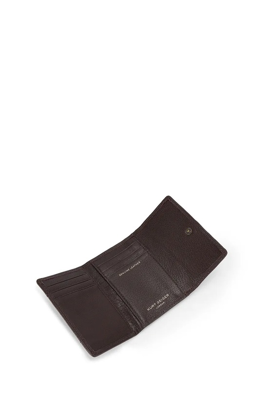 Kurt Geiger London etui na karty skórzane Pimlico brązowy 5375931109