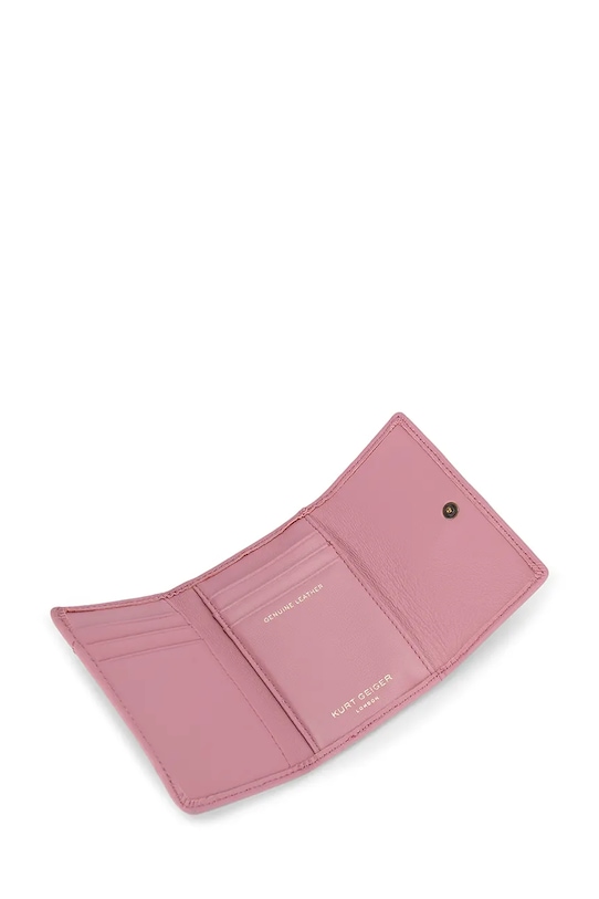 Kurt Geiger London portfel skórzany różowy 5375798109