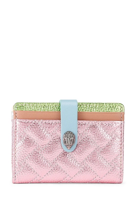 Kurt Geiger London etui na karty skórzane Kensington skóra licowa różowy 5018499109