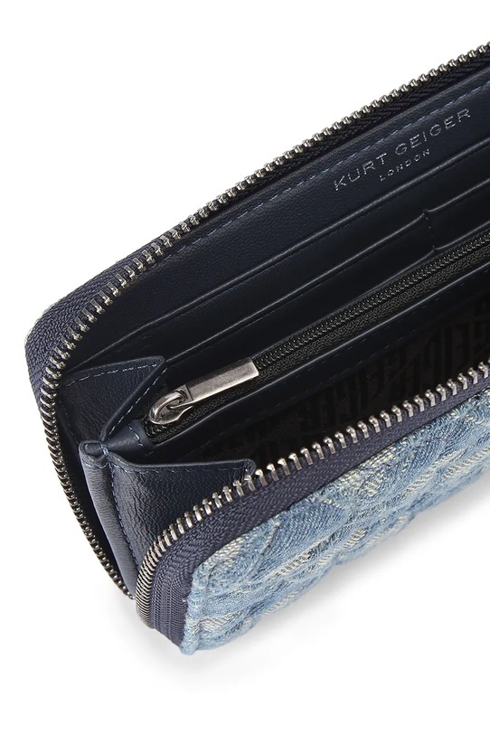 Kurt Geiger London portfel Kensington niebieski 5022985669