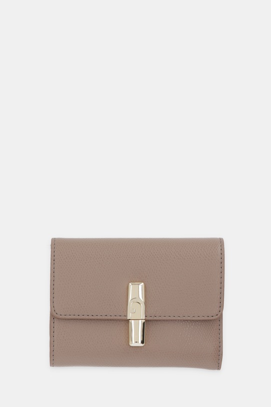 Furla portfel skórzany skóra licowa beżowy WP00564.ARE000.4563S