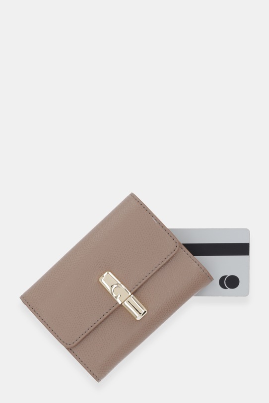 Furla portfel skórzany beżowy WP00564.ARE000.4563S