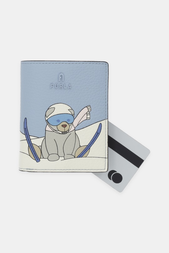 Furla portfel skórzany niebieski WP00551.BX4287.4562S