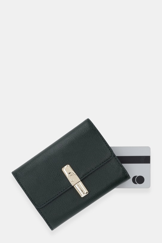 Furla portfel skórzany zielony WP00564.ARE000.4513S