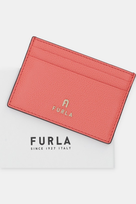 Furla etui na karty skórzane pomarańczowy WP00305.ARE000.4477S